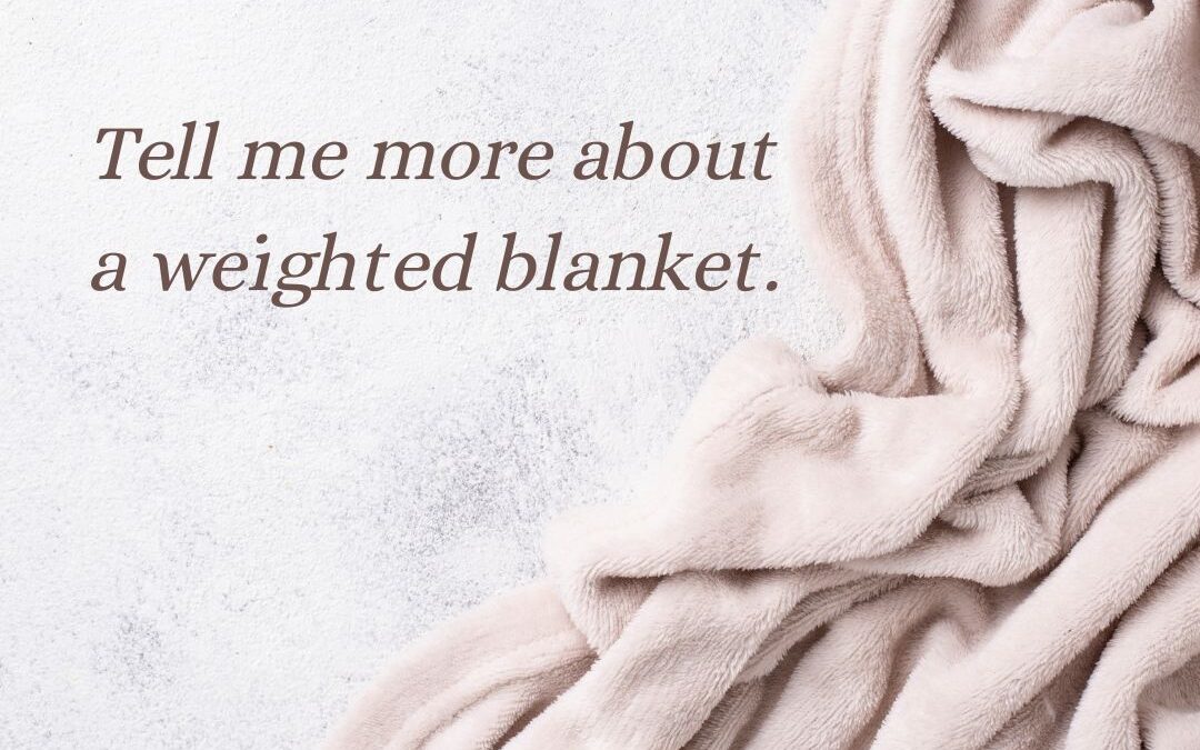 Weighted blanket for better sleep