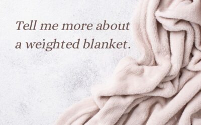 Weighted blanket for better sleep