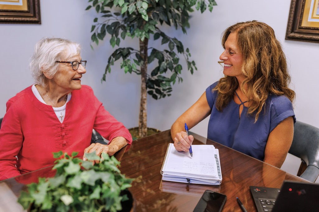 meeting to discuss caregiving